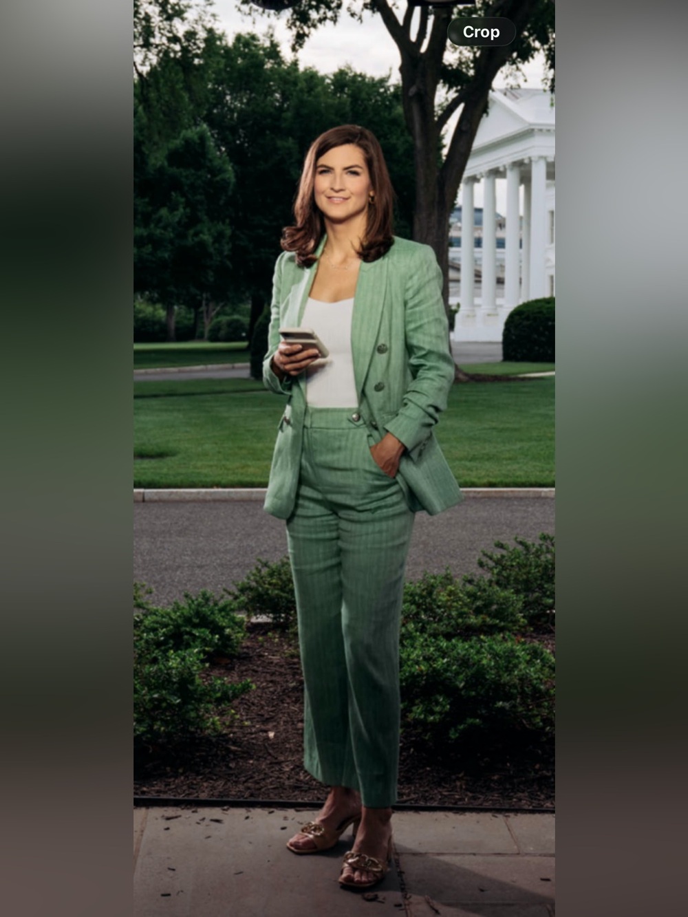 Kaitlan Collins Life Size Cardboard Cutout with Free, Fast Shipping!